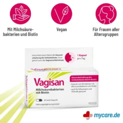 Vagisan Milchsäurebakterien mit Biotin, 30 St