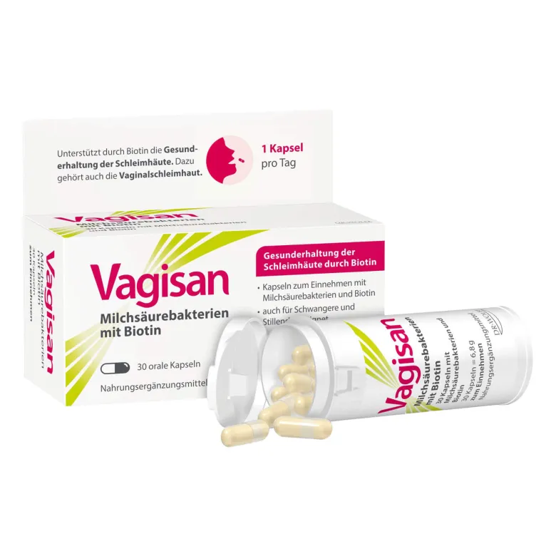 Vagisan Milchsäurebakterien mit Biotin, 30 St