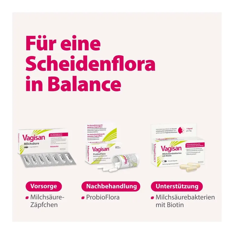 Vagisan Milchsäurebakterien mit Biotin, 30 St