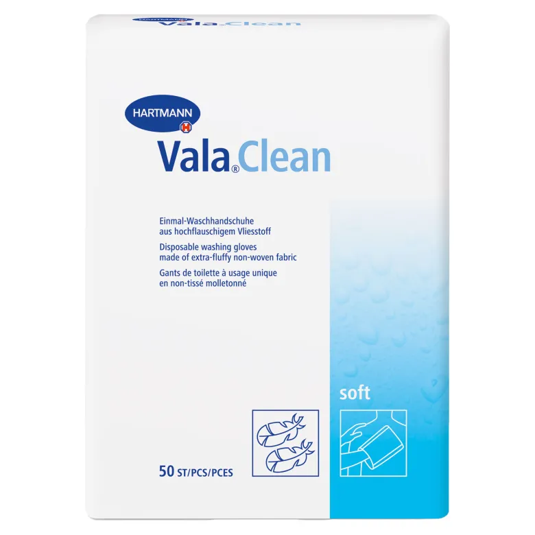 ValaClean soft Einmal-Waschhandschuhe, 50 St