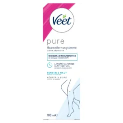 Veet Haarentfernungs-Creme für sensible Haut, 100 ml