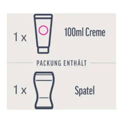Veet Haarentfernungs-Creme für sensible Haut, 100 ml