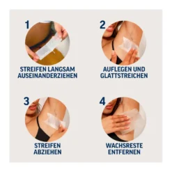 Veet Kaltwachsstreifen Bikini & Achseln Sensible Haut, 16 St