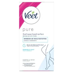 Veet Kaltwachsstreifen Körper & Beine Sensible Haut, 10X2 St