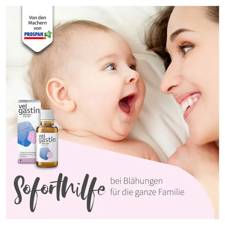 Velgastin Blähungen Suspension zum Einnehmen, 30 ml