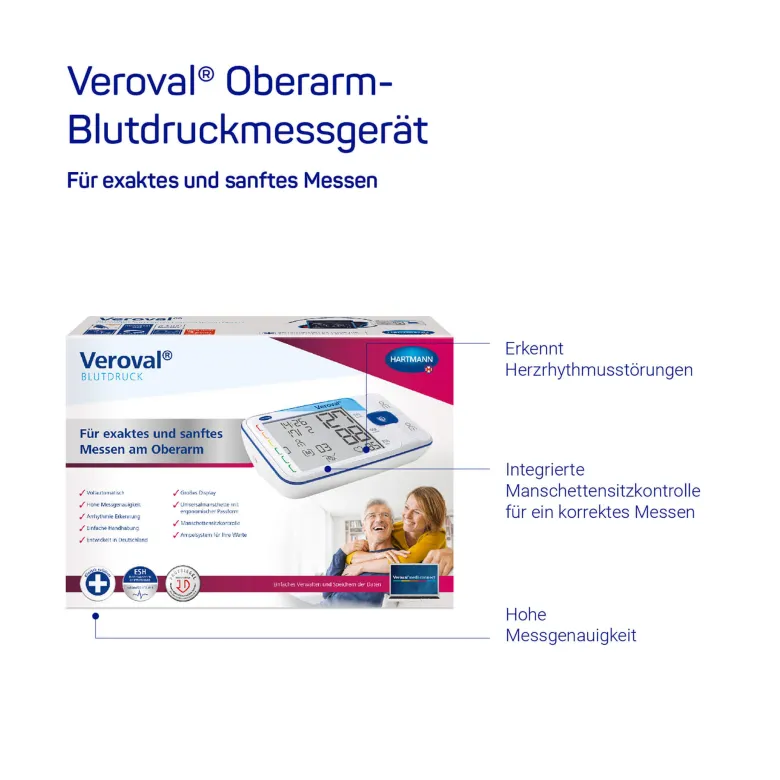 Veroval Oberarm-Blutdruckmessgerät, 1 St