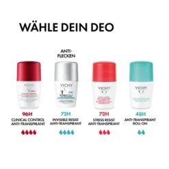 Vichy Deo Roll-on 72h Anti-Flecken Invisible, 50 ml