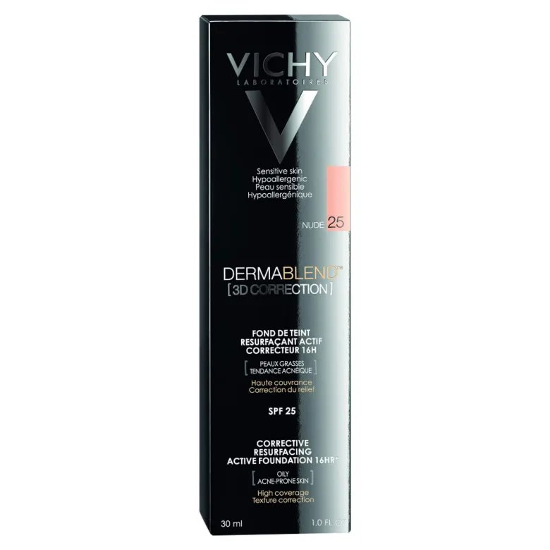 Vichy Dermablend 3D Correction Make-up Nuance 25 Nude, 30 ml