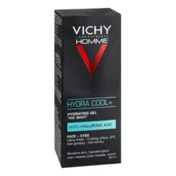 Vichy Homme Hydra Cool+ Gel Gesicht und Augen, 50 ml