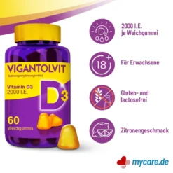Vigantolvit 2000 I.E. Vitamin D3 Weichgummis, 60 St