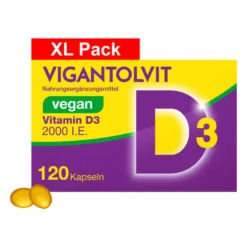 Vigantolvit 2000 I.E. Vitamin D3 Weichkapseln vegan, 120 St