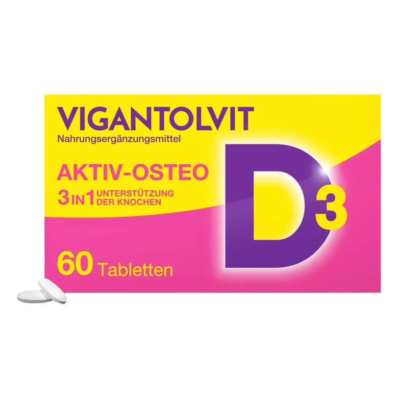 Vigantolvit Vitamin D3 K2 Calcium Filmtabletten, 60 St