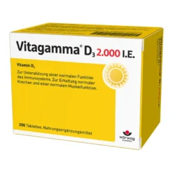 Vitagamma D3 2.000 I.E. Vitamin D3 Tabletten, 200 St