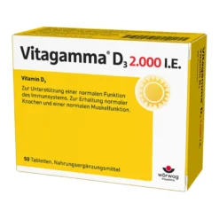 Vitagamma D3 2.000 I.E. Vitamin D3 Tabletten, 50 St