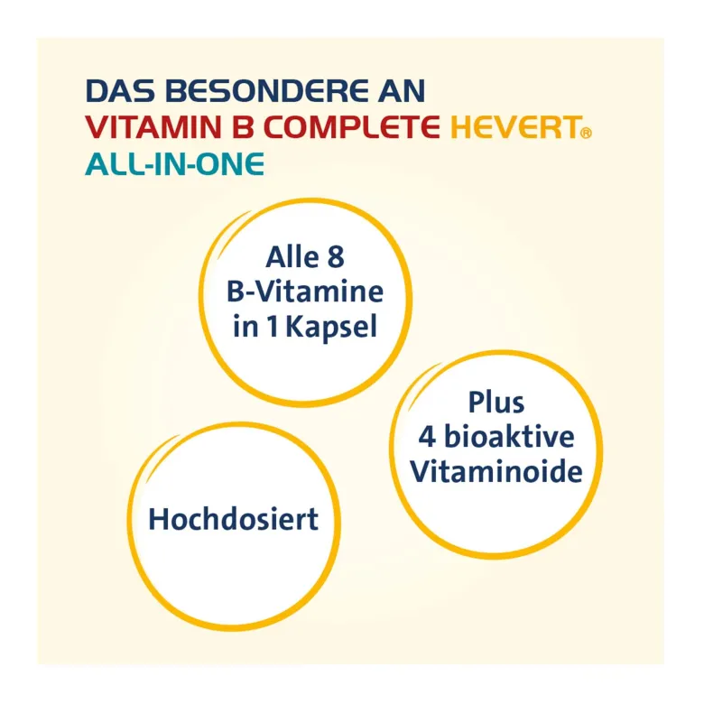 Vitamin B Complete Hevert All-in-One Kapseln, 60 St