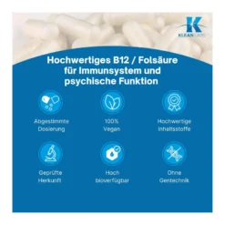 Vitamin B12 Folsäure Kapseln, 100 St