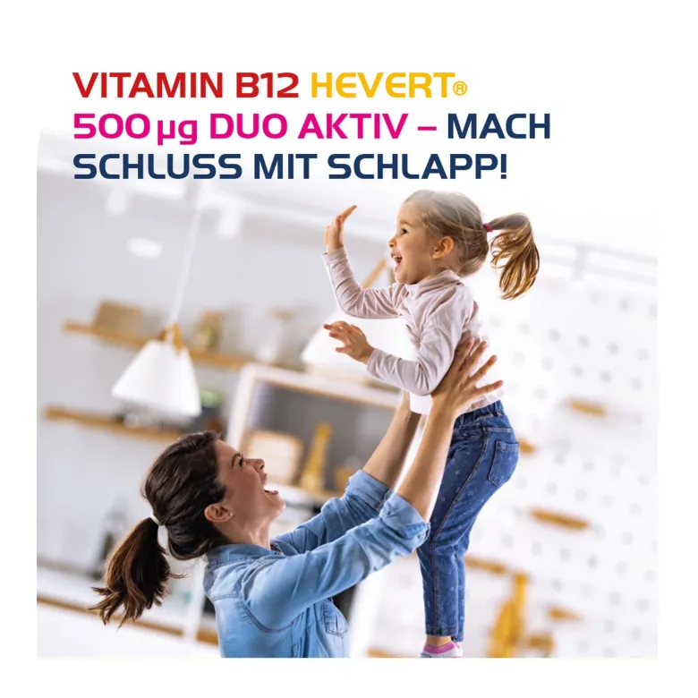 Vitamin B12 Hevert 500 µg Duo Aktiv Lutschtabletten, 180 St