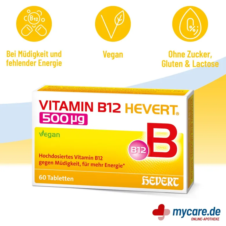 Vitamin B12 Hevert 500 µg Tabletten, 60 St