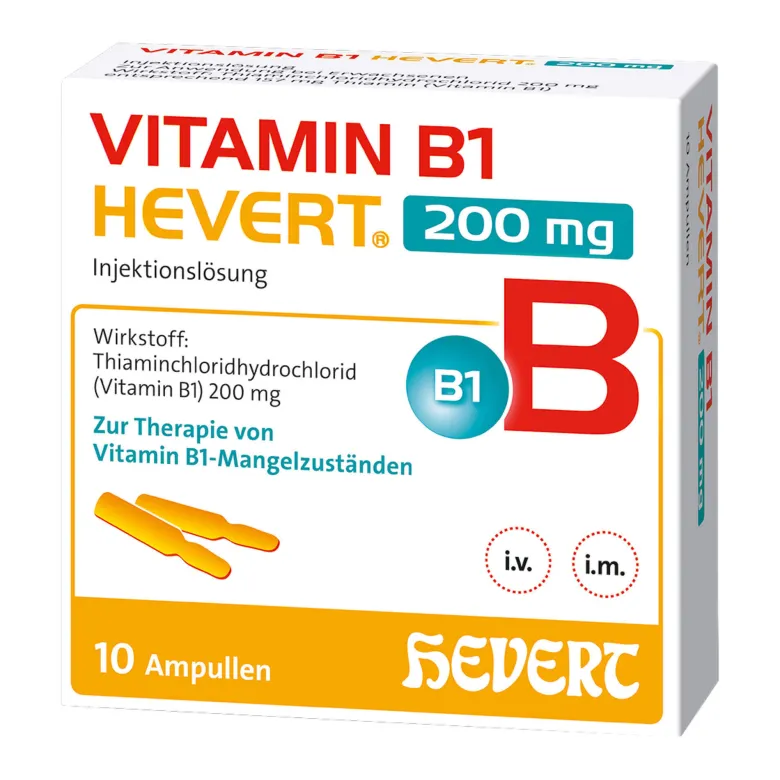 Vitamin B1 Hevert 200 mg Injektionslösung, 10X2 ml