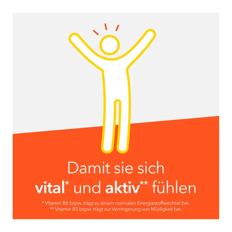 Vitamin B-Komplex ratiopharm direkt - mit 8 B-Vitaminen, 20 St