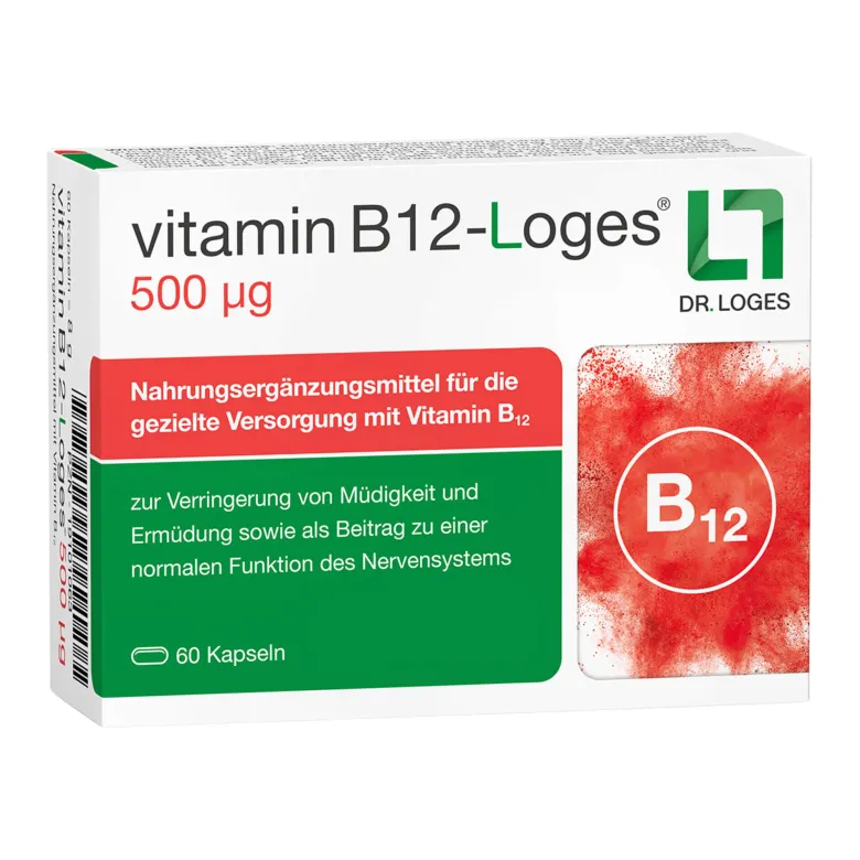 Vitamin B12-Loges 500 µg Kapseln, 60 St
