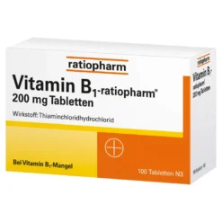 Vitamin B1-ratiopharm 200 mg Tabletten, 100 St