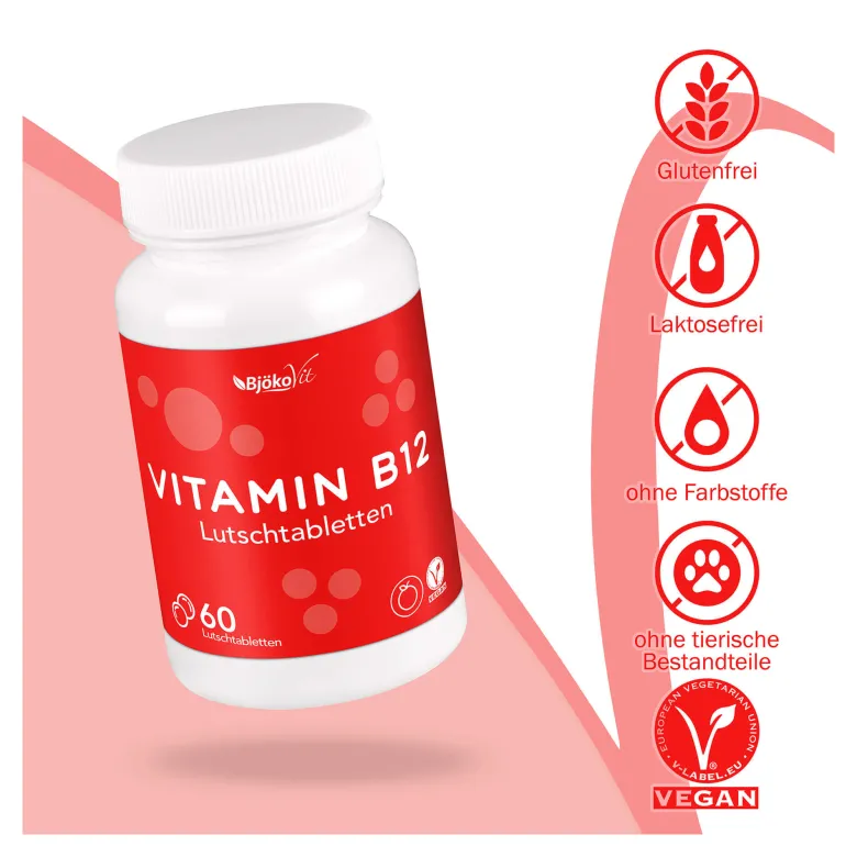 Vitamin B12 Vegan Lutschtabletten, 60 St