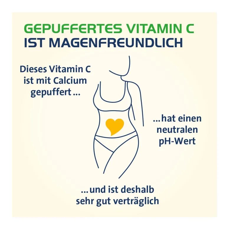 Vitamin C Hevert 500 mg gepufferte Kapseln, 60 St