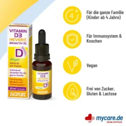 Vitamin D3 Hevert Bioaktiv Öl, 20 ml
