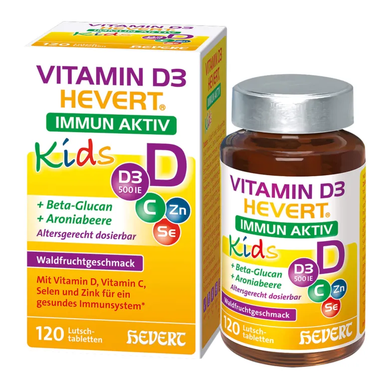 Vitamin D3 Hevert Immun Aktiv Kids Lutschtabletten, 120 St