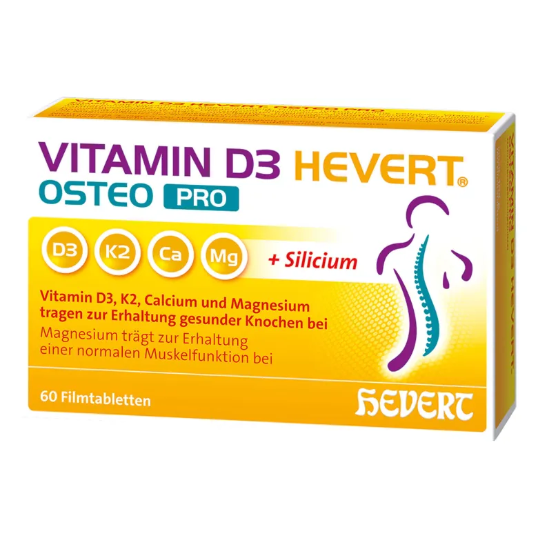 Vitamin D3 Hevert Osteo Pro Filmtabletten, 60 St