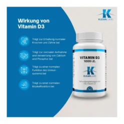 Vitamin D3 1000 I.E. Tabletten, 100 St