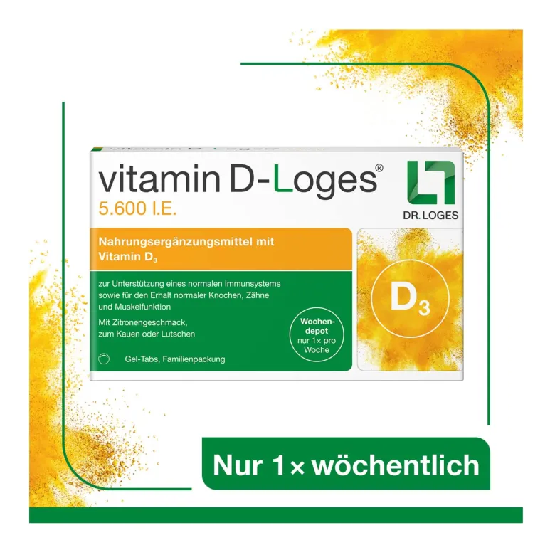 Vitamin D-Loges 5.600 I.E. Kautabletten, 60 St