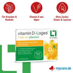 Vitamin D-Loges 7.000 I.E. pflanzlich, 30 St