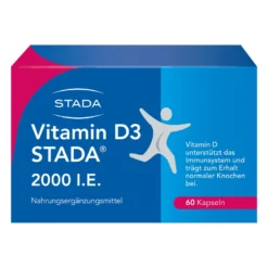 Vitamin D3 Stada 2000 I.E. Kapseln, 60 St