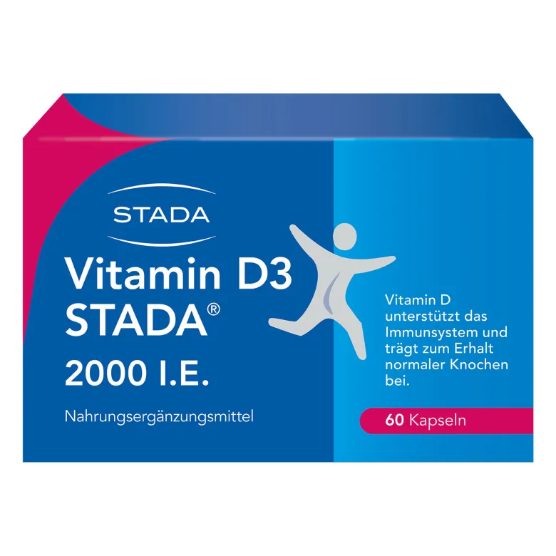 Vitamin D3 Stada 2000 I.E. Kapseln, 60 St