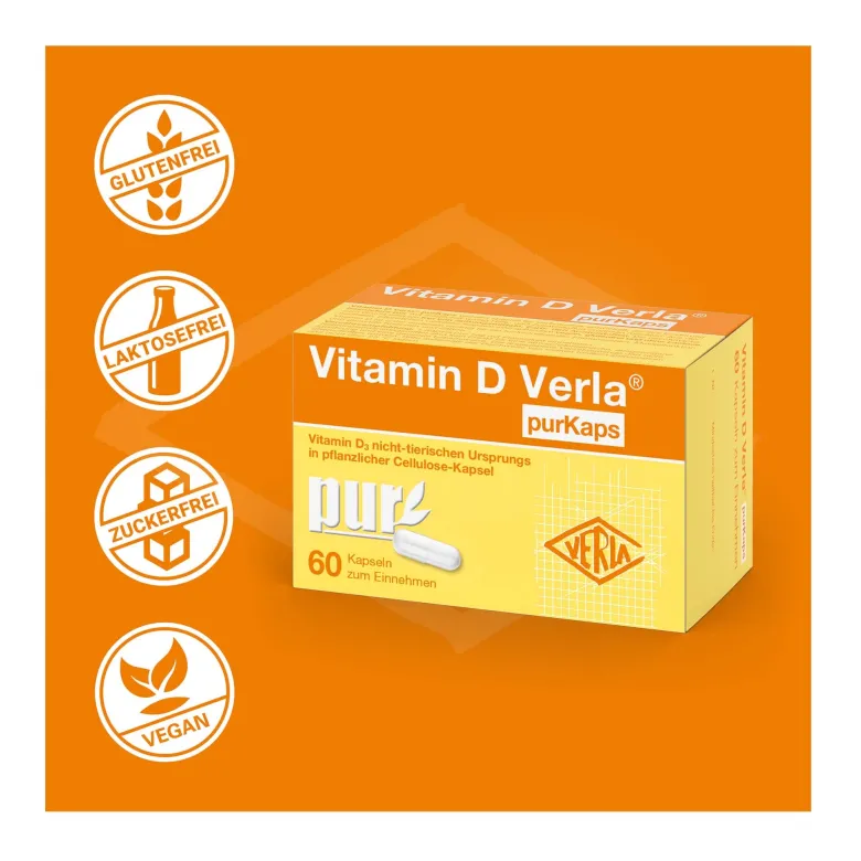Vitamin D Verla purKaps, 60 St