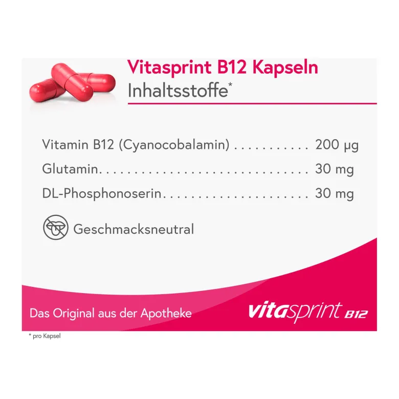 Vitasprint B12 Kapseln, 50 St