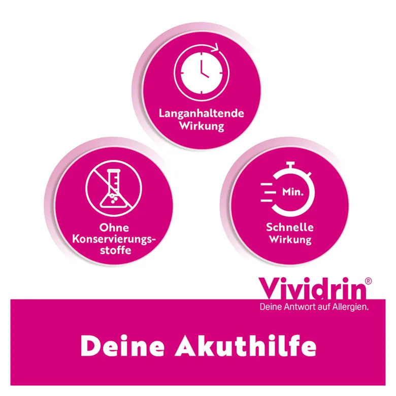Vividrin Azelastin EDO, bei Heuschnupfen und Allergien, 20X0.6 ml