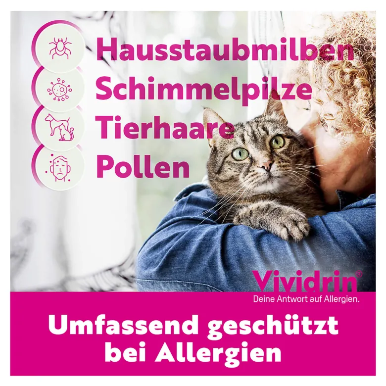 Vividrin Azelastin Kombipackung bei Heuschnupfen & Allergien, 1 P