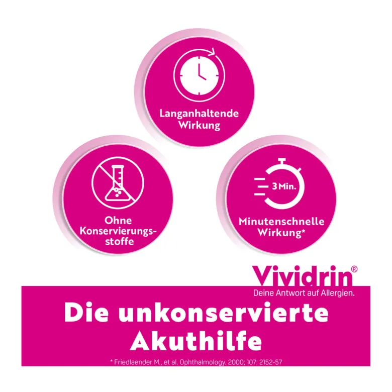 Vividrin Azelastin MDO 0,5 mg/ml Augentropfen, 10 ml