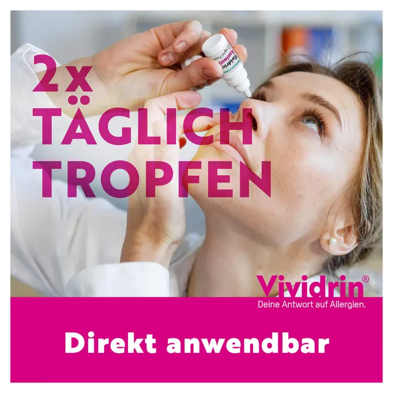 Vividrin Azelastin 0,5 mg/ml Augentropfen, 6 ml