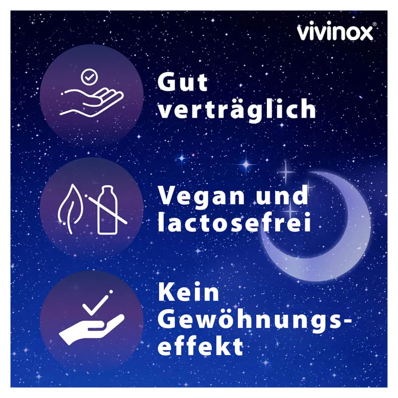 Vivinox Einschlaf-Spray mit Melatonin bei Einschlafstörungen, 30 ml