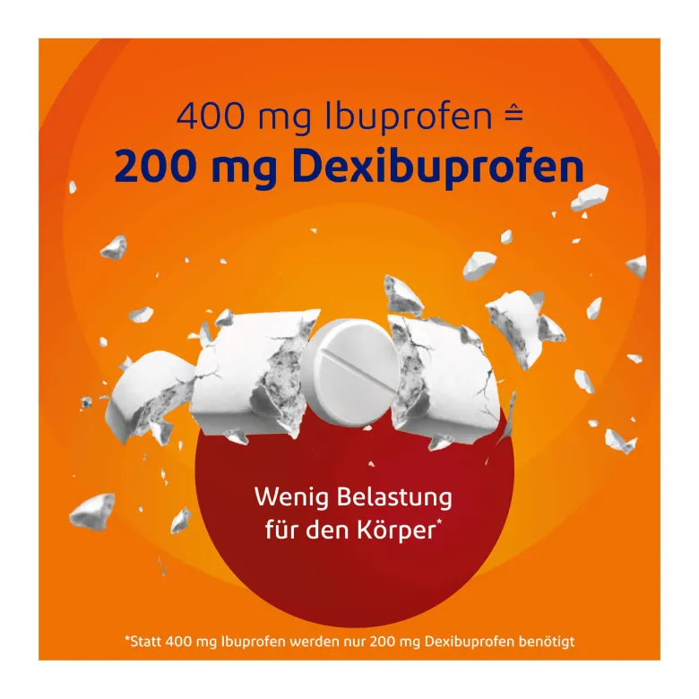 VoltaDexibu Schmerztabletten 200 mg Filmtabletten, 10 St