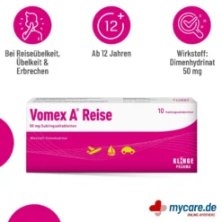 Vomex A Reise 50 mg Sublingualtabletten, 10 St