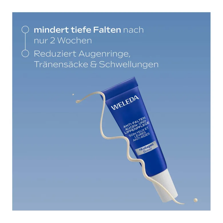 Weleda Anti-Falten Augen & Lippen Blauer Enzian & Edelweiß, 10 ml