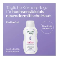 Weleda Baby Med 3in1 Pflegelotion Weiße Malve, 200 ml