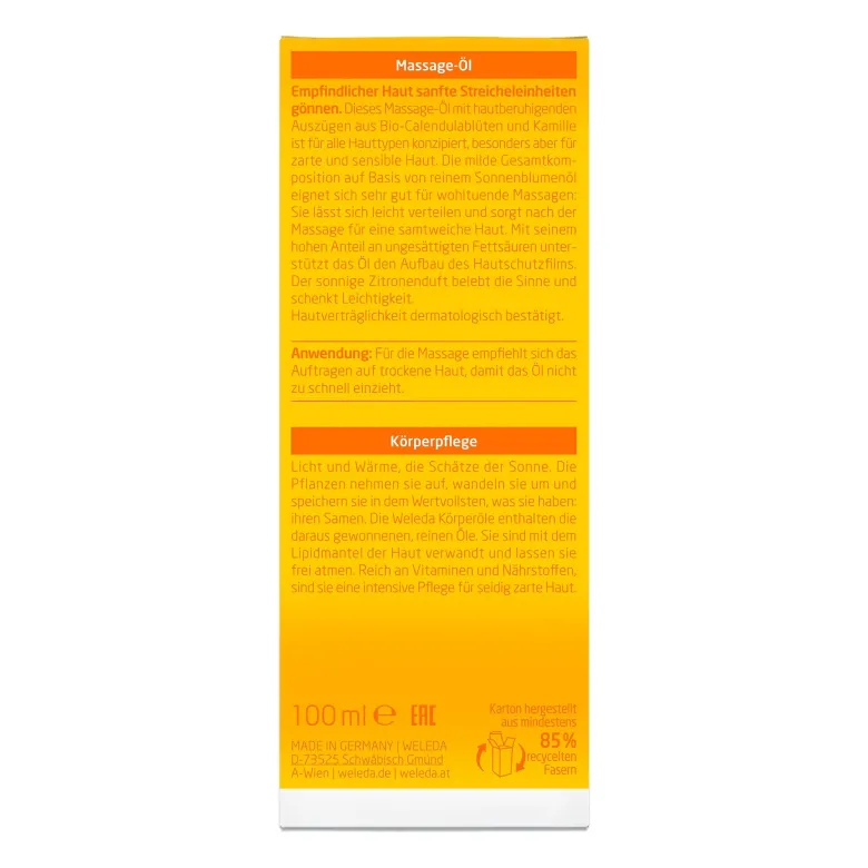 Weleda Calendula Massage-Öl, 100 ml