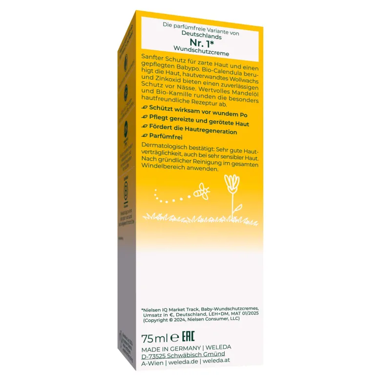 Weleda Calendula Parfümfreie Wundschutzcreme, 75 ml