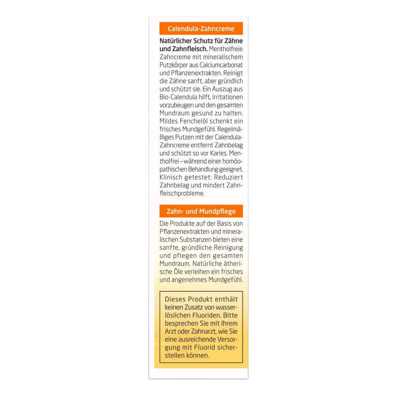 Weleda Calendula-Zahncreme, 75 ml
